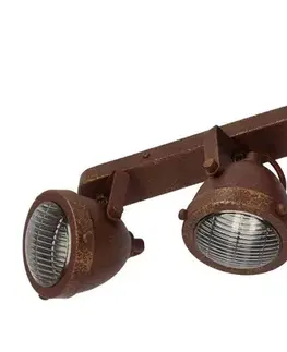 Stropná svetla Stropné svietidlo hrdzavé pásiky 3x40W GU10 Frodo