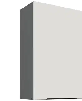 Kuchynské skrinky visiace Kuchynská skrinka Aria-WH/ANT anti fingerprint 60G-90 1F