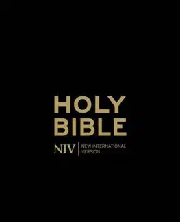 Biblie, biblistika NIV Holy Bible - Anglicised Black Gift and Award