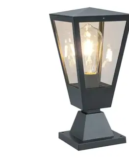 Záhradné lampy Brilliant - Vonkajšie svietidlo WESTDLIFF 1xE27/20W/230V 30,7 cm IP44 antracit 41016/63