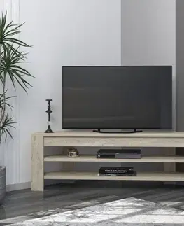 TV stolíky TV stolík Corner - Travertine
