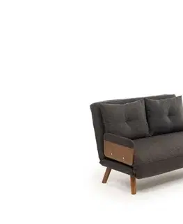 Pohovky a gauče Dvojmiestna rozkladacia pohovka Cosmo 2-Seater - Dark Grey