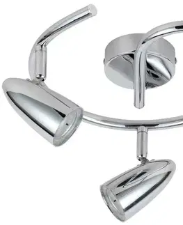 Stropná svetla 3x4W LED svietidlo Liberty Spiral Chrome