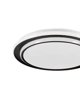 Svietidlá Eglo 902047 - LED stropné svietidlo MOSCHELLA LED/36W/230V priemer 49 cm čierne 902047