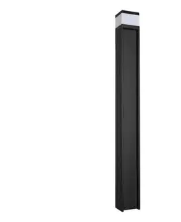 Záhradné lampy  Vonkajšia lampa VESPER 1xG9/5W/230V IP44 80 cm čierna LM-LO-1.5/80