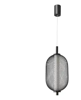 Svietidlá  LED závesné svietidlo na lanku PUMA LED/10W/230V pr. 15 cm čierne 31-35349