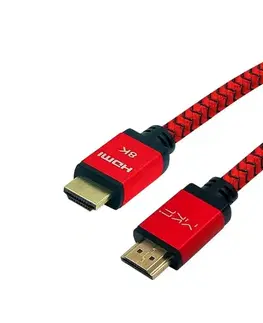 Predlžovacie káble MK FLORIA MKF-H8KHDMI21 - 3,0m - HDMI kábel s Ethernetom V2.1 3m 12.500712