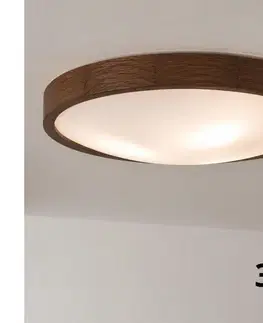 Svietidlá BRILAGI - LED stropné svietidlo CARVALHO SLIM 3xE27/15W/230V dub/orech priem. 47 cm 8590828607212