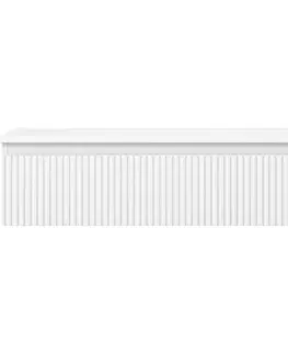 Kúpeľňový nábytok MEXEN/S - Rivel kúpeľňová skrinka pod umývadlo 100 cm s doskou, 1 šuplík, reliéf, biela mat 91A20-10023-1-BFC01