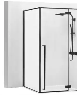 Sprchové kúty 90x90 Sprchový kút Fargo Rea K6318 90x90x195 black