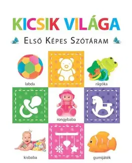 Leporelá, krabičky, puzzle knihy Kicsik világa – Első képes szótáram