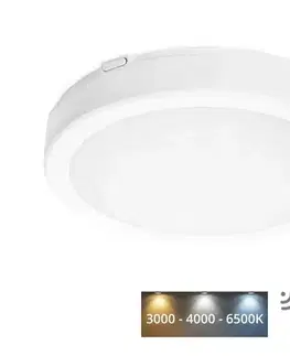 Svietidlá  LED Kúpeľňové stropné svietidlo so senzorom NAIROS LED/24W/230V IP65 biela + DO KFN2X24WBI
