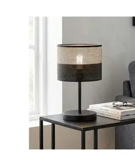 Lampy EMIBIG Stolná lampa KARBON 1xE27/15W/230V čierna/šedá 1652/LN1