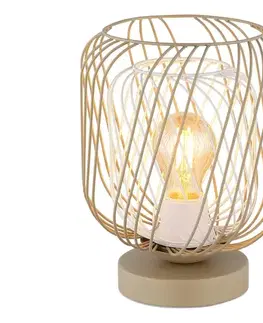Lampy Globo 15965T - Stolná lampa DICHTI 1xE27/40W/230V 15965T