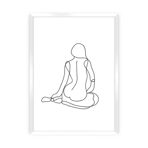 Obrazy Plagát Figure Line I