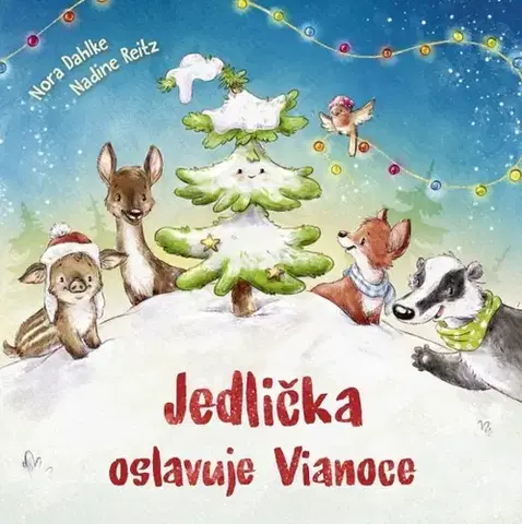 Leporelá, krabičky, puzzle knihy Jedlička oslavuje Vianoce - Nora Dahlke,Nadine Reitzová,Zuzana Dodoková