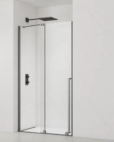 Sprchovacie kúty Sprchové dvere 120 cm SAT Xmotion PVD Gun metal SATBWIXM120NIKAGM SATBWIXM120NIKAGM
