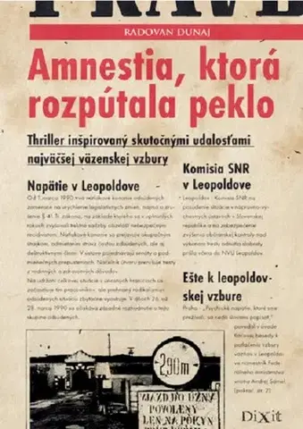 Historické romány Amnestia, ktorá rozpútala peklo - Radovan Dunaj