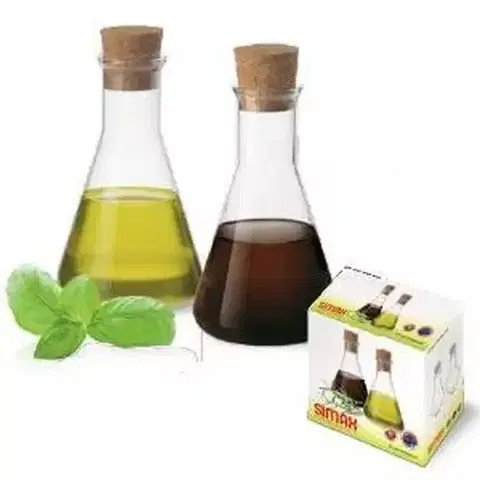 Dekorácie a bytové doplnky Zostava karáf olej/ocot 0,25l – 2ks