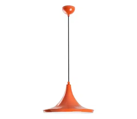 Svietidlá  Luster na lanku TOM 1xE27/40W/230V oranžová 892OPV2106