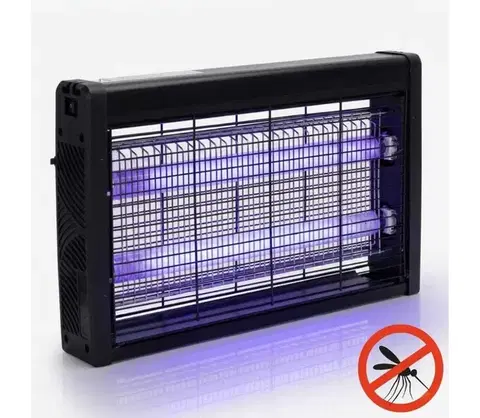Záhradné lampy BRILAGI - Elektrický lapač hmyzu 2xUV/18W/230V, do 100 m², čierny B10503ADCE