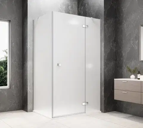 Sprchové dvere POLYSAN - GLOBE CHROME obdĺžniková sprchová zástena 1200x1000, matné sklo, pravé GB1012-3415MRC