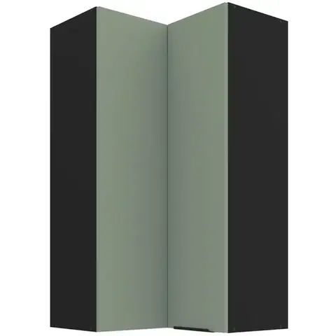 Kuchynské skrinky visiace Kuchynská skrinka Aria-Sa/Bl Anti Fingerprint 60x60 Gn-108 2f (90°)
