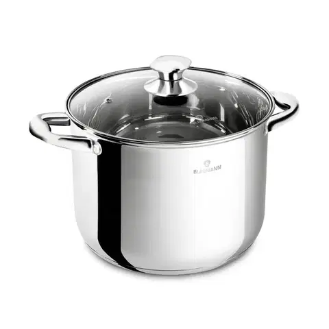 Hrnce BLAUMANN - Hrniec nerez a sklenená pokrievka 24cm/7,7l Gourmet Line