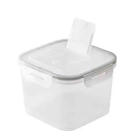 Dózy na potraviny Kinekus Dóza plastová Q-lock 1600ml  hranatá
