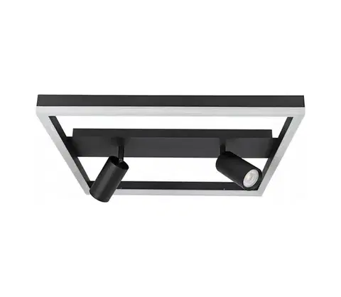 Svietidlá SmartLED LED Stropné svietidlo LED/38W/230V + 2xGU10/30W čierna 7940