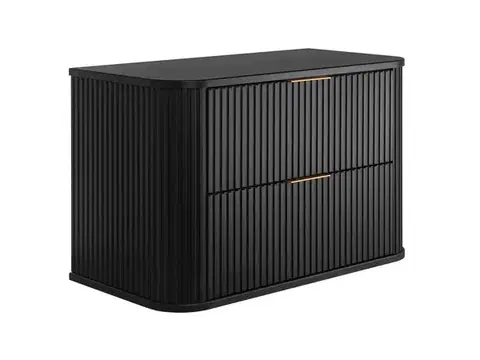 Skrinky do kúpeľne Elvisia Skrinka pod umývadlo ELEGANCE Black | 80 cm