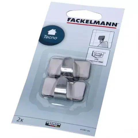 Vešiaky a háčiky na stenu Samolepiace háčiky  Inox  61281
