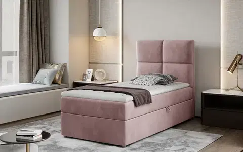 Postele LIVIA 05 boxspringova postel Monolith 63