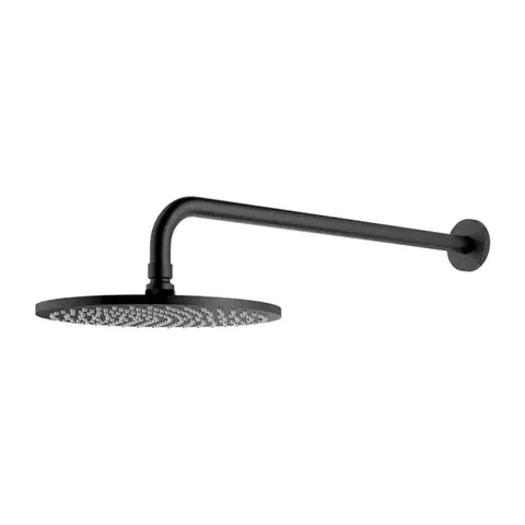 Sprchy a sprchové panely OMNIRES - SLIMLINE hlavová sprcha vrátane ramena, o25 cm grafit /GR/ WGSET1GR