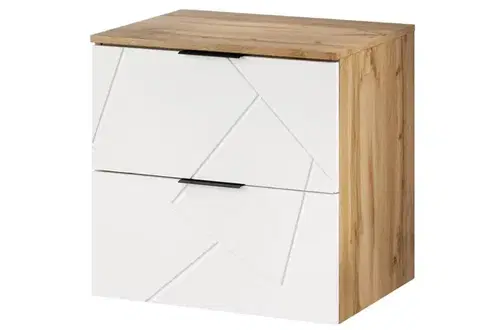 Skrinky do kúpeľne Szynaka Skrinka pod umývadlo MAZI WHITE 36 | 60 cm