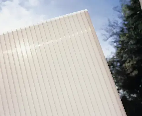 Záhradné pergoly Hliníková pergola 3,12 x 3 m biela / polykarbonát Dekorhome