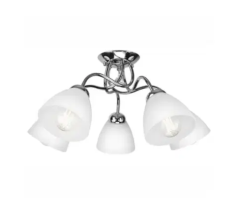 Svietidlá  Prisadený luster MIRANDA 5xE27/60W/230V lesklý chróm LM 5.150/CHROM