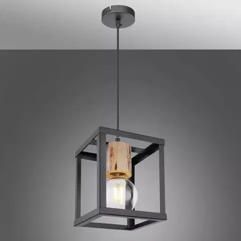 Moderné lampy do obývačky Luster 15476H Čierno-zlatá LW1