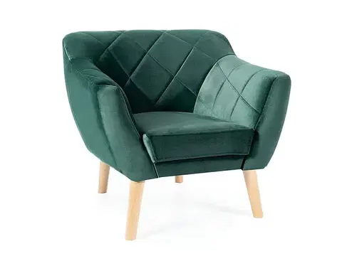 Kreslá Kreslo KARO 1 VELVET buk Signal