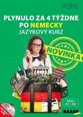 Učebnice a príručky Plynulo za 4 týždne po nemecky - Pons-jazykový kurz + 2CD - Christine Breslauer,Renate Weber
