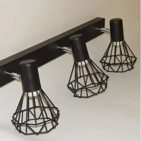 Lampy do obývačky Bodové svietidlo Mini Szach 2742 Čierna  LS3