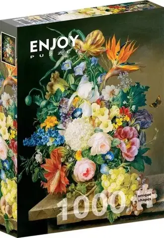 1000 dielikov Enjoy Puzzle Kvetinové zátišie
