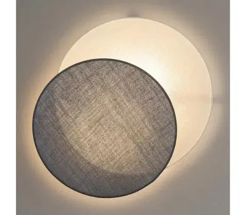 Svietidlá BRILAGI - Nástenné svietidlo CIRCLES 1xE27/60W/230V priemer 45 cm krémové/sivé 8590828052784