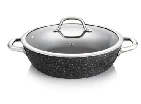Panvice Kinekus Panvica hlb.PRESIDENT Stone s pokr.¤28cm