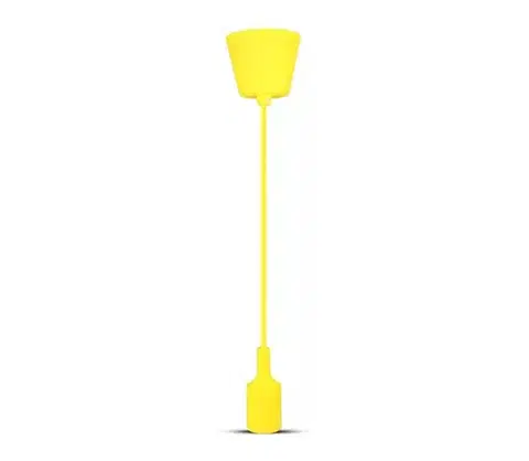 Svietidlá  Luster na lanku 1xE27/60W/230V žltá 3485