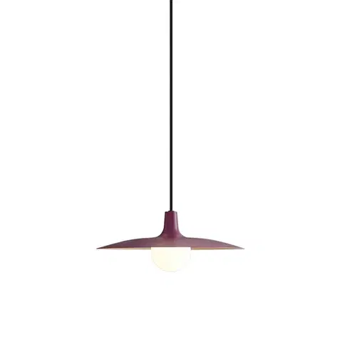 Koľajnicové svetelné systémy Retro závesná lampa fialová pre koľajnicový systém 1-fázový - Slimline Panzi