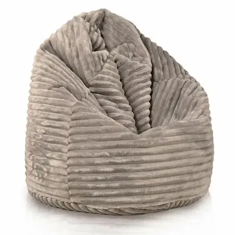 Sedacie vaky a kocky Sedací vak Bag Sako XL stripe TiaHome - béžová
