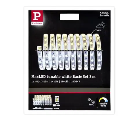 LED osvetlenie Paulmann 70624 - LED pásik  3m 20W stmievateľný 230V s DO 70624
