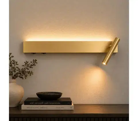 Svietidlá BRILAGI - LED nástenné bodové svietidlo ARLIX LED/3W/230V + LED/7W zlaté CRI 90 BRI979