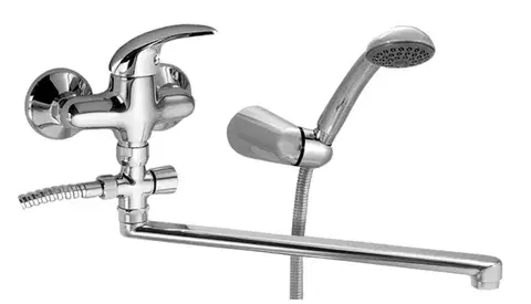 Kúpeľňové batérie NOVASERVIS - Vaňová paneláková batéria 100 mm Metalia 55 chróm 55073,0